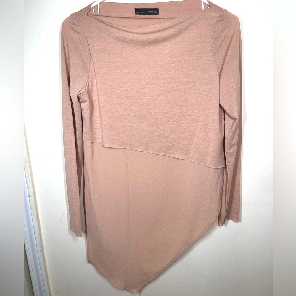 ZARA asymmetrical top